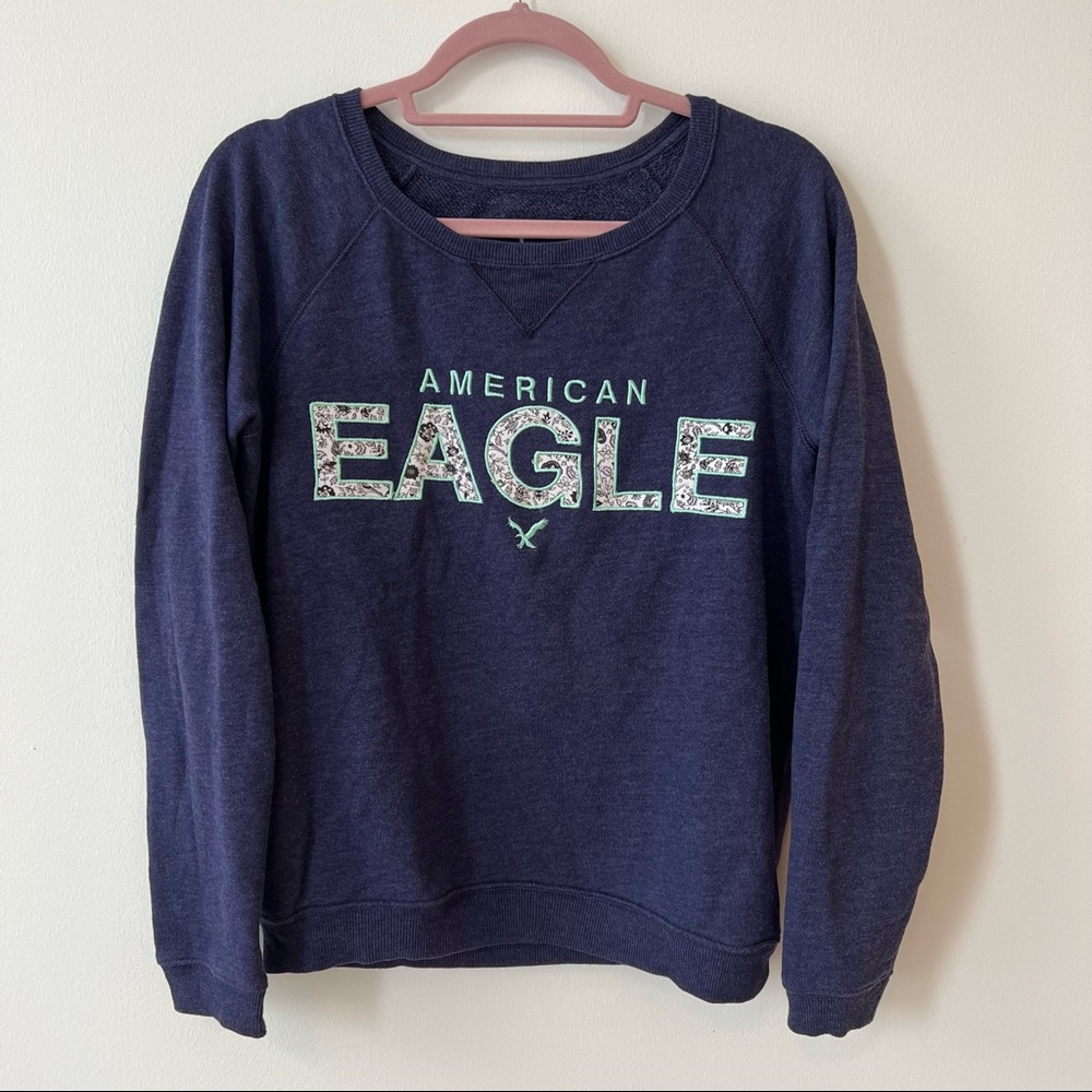 Navy AE crewneck